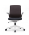 KH316B-BS Mare White Fixed Armrest Office Chair