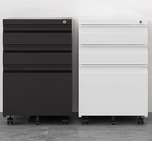 KM-BBF009 Duro three-layer steel filing cabinet movable lock design