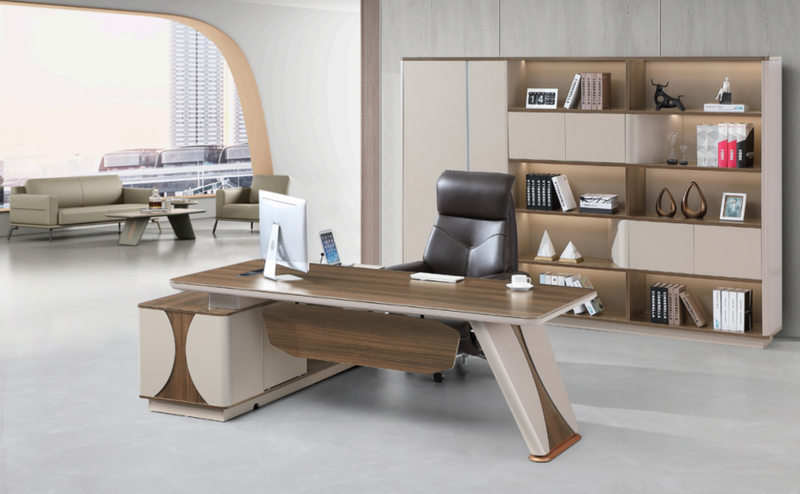 KL-01 Solid Wood Executive Desk
