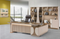 KL-02 Combination desk with side cabinets