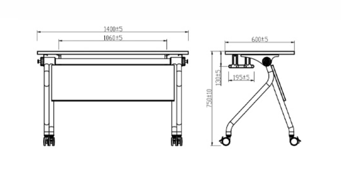 KH-S011 Train 活動工作摺培訓桌