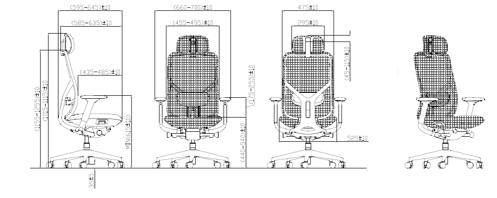 ESP001C Sparta 高背人體工學辦公椅電腦椅