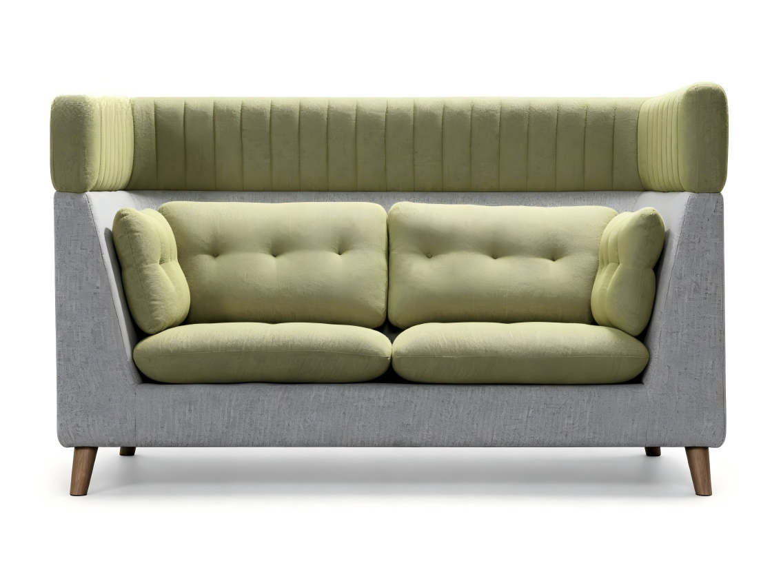 ST149 Ritmo Fabric High-Back Discussion Sofa