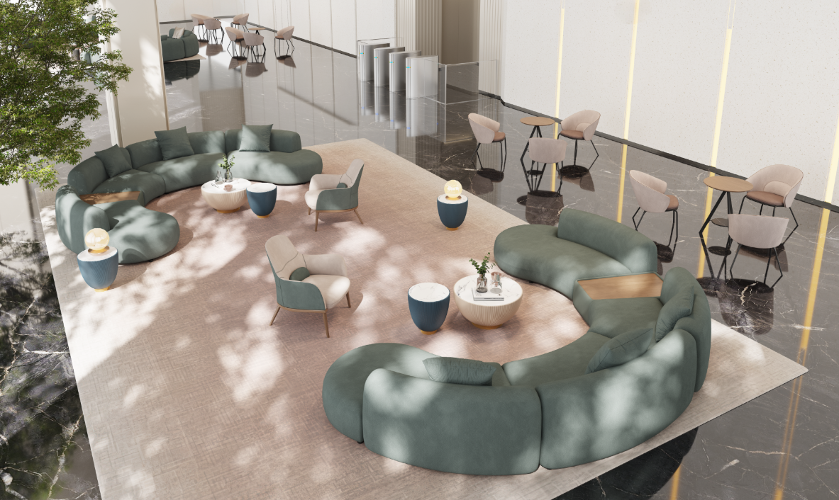 JT34033 醫院大堂座椅｜Hospital Lobby Seating Hong Kong｜KLT