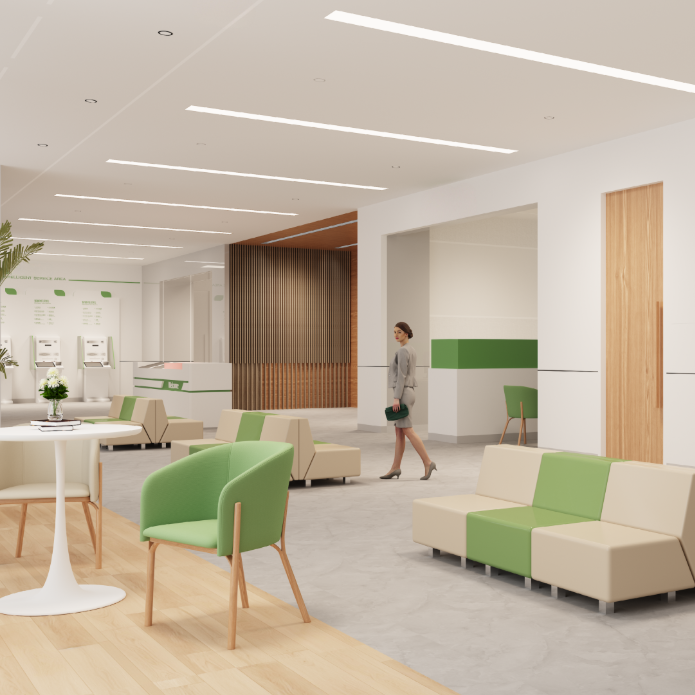 JT34045 Dental Clinic Furniture｜牙科候診及接待傢俬｜KLT