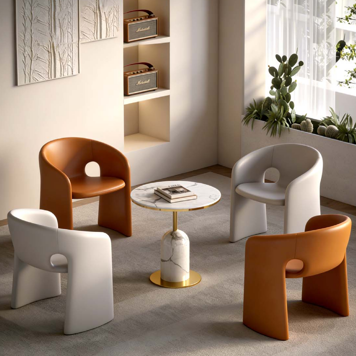 OL1110229 低背極簡休閒椅｜Minimalist Low Back Lounge Chair