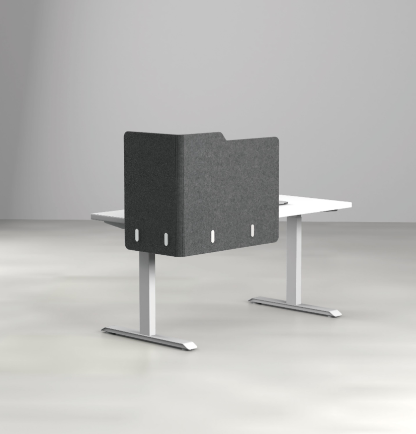 EFP-29 Figura L型雕刻桌上屏風