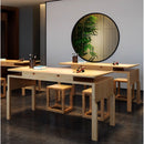 KAD 64 Techno Chinese style solid wood calligraphy desk