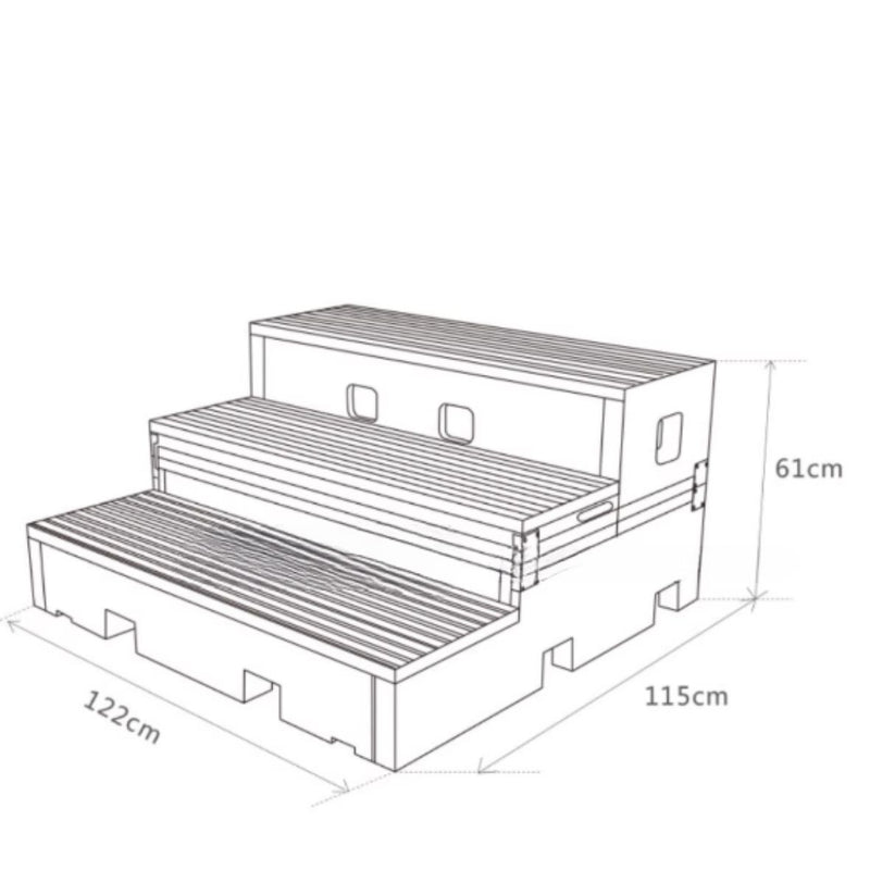 KAD86 Classe Mobile Folding Steps