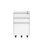 SST015 Statico three-layer drawer metal stainless steel movable drawer file cabinet