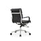 EC108-L EAMES Style Midback Conference Chair | Leather Bag Armrest