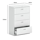 SST002 Cromo Office Steel In-Drawer File Cabinet