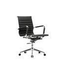 EC105C EAMES Styles Medium back genuine leather reception chair