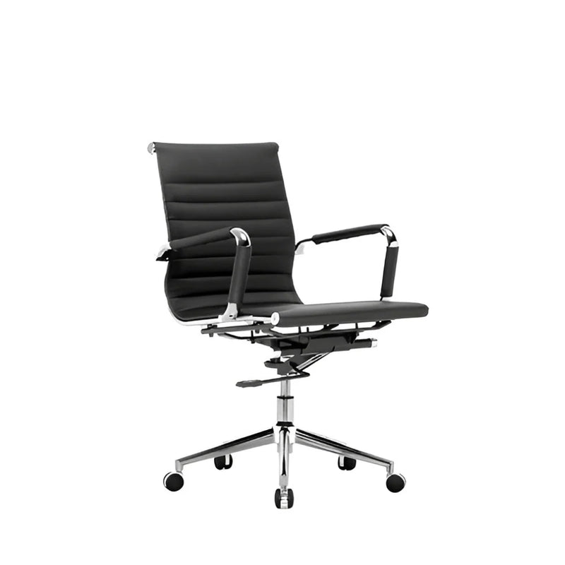EC105C EAMES Styles Medium back genuine leather reception chair