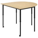 KS056 D-End 高度可調坐立式學校桌｜Sit-Stand Adjustable School Desk