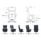 KH399 Basi High Back Black Leather Executive Chair