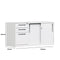 SST006 Futuro Office Steel Under Table Storage Side Cabinet