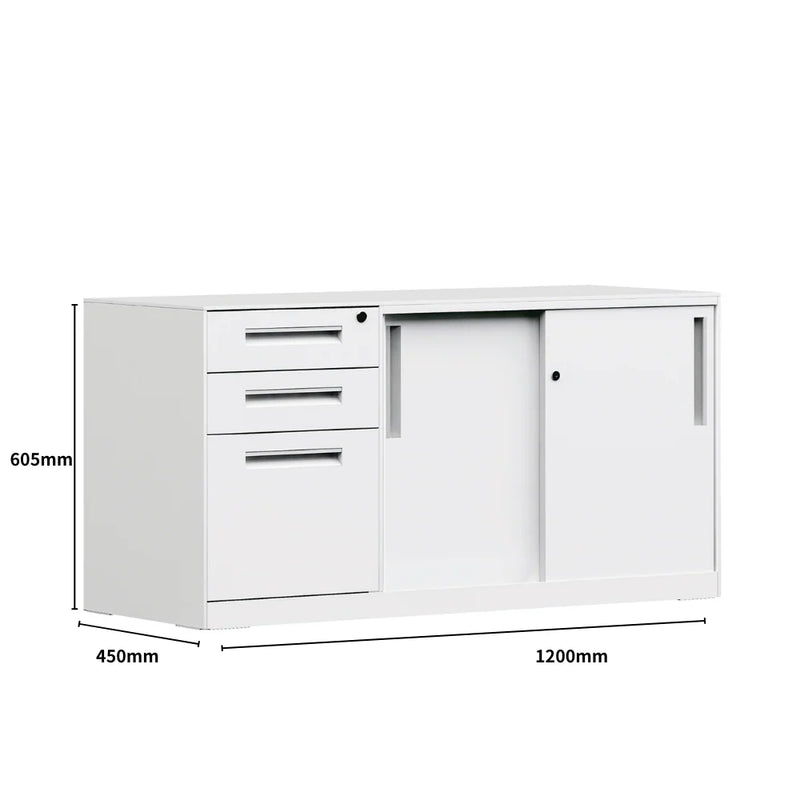 SST006 Futuro Office Steel Under Table Storage Side Cabinet