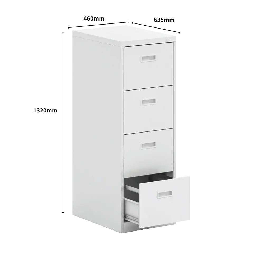 SST003 Inox 辦公室鋼製直排抽屜文件櫃