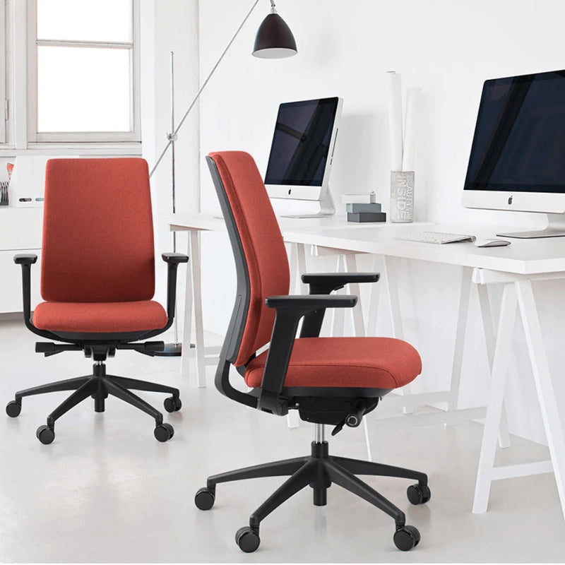 GT008B-L VIX Comfortable Fabric Ergonomic Office Chair Computer Chair