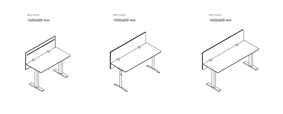 EFP-32 Serie 封邊包布桌面屏風