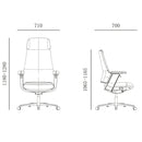 KH336A Tiara lumbar support large class chair｜Executive Leather Chair
