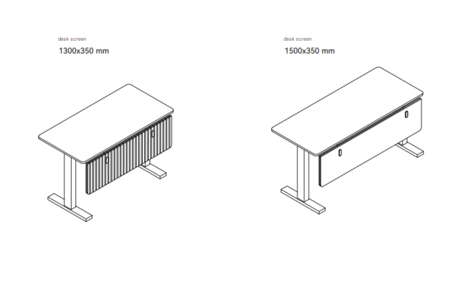EFP-33 Mobile 雕刻桌下屏風