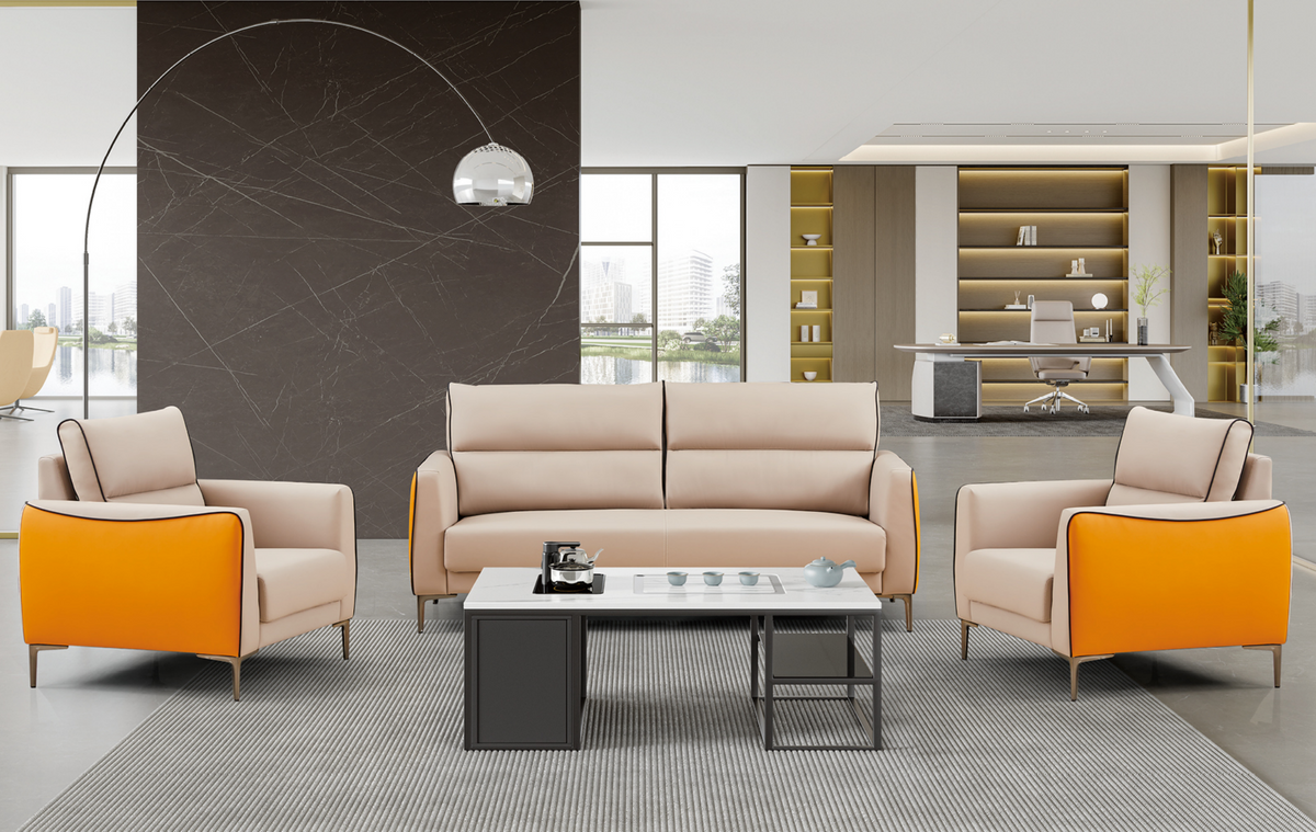 WG102011 真皮辦公梳化｜Leather Office Sofa Hong Kong｜KLT