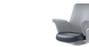 KH399-L Basi Mid-Back Black Leather Executive Chair