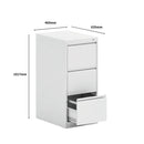 SST001 Acciio Office Steel In-Drawer File Cabinet