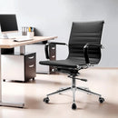 EC105C EAMES Styles Medium back genuine leather reception chair