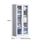 SST010 Netto Office Metal Steel Double Glass Door Covering File Cabinet