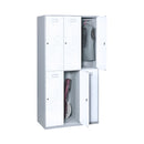 SST007 Tecno office thin edge stainless steel metal handle storage cabinet wardrobe