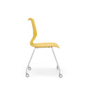KQT-201C Tower Four-legged Plastic Chair with Pulleys