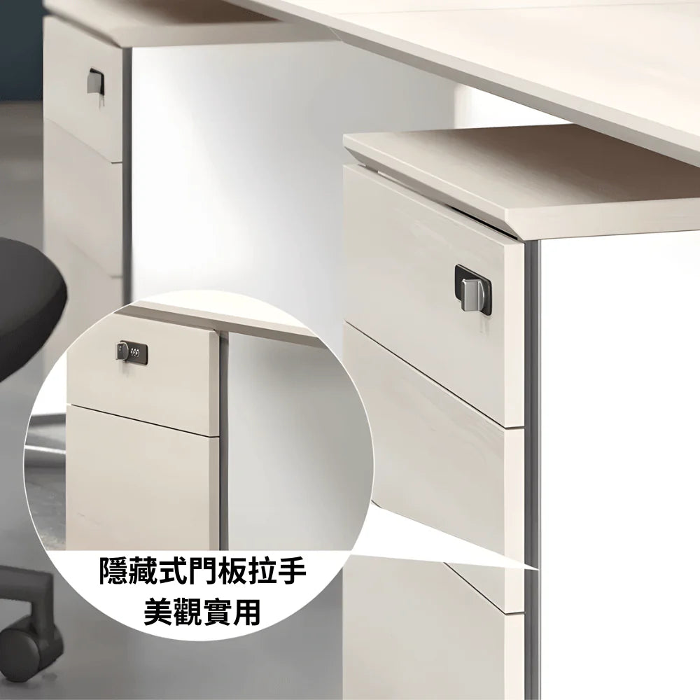 KP-01 Legno Three-Door Wooden Portable File Cabinet 