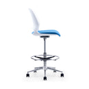 KL21-1 Stack Liftable Iron Bar Plastic Chair