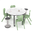 KS064 Arc 弧形高度可調學生桌｜Adjustable Student Table