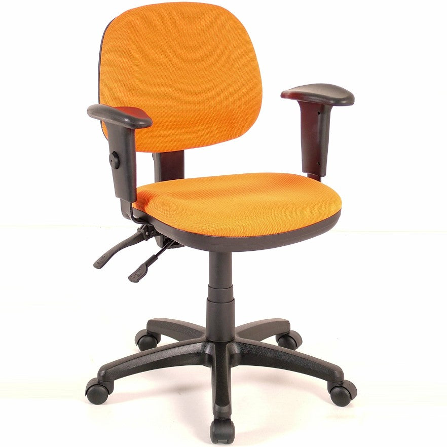 U273B51E+ALU28 ELEGANT 台灣職員椅連升降扶手