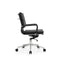 EC108-L EAMES Style Midback Conference Chair | Leather Bag Armrest