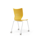 KQT-201C Tower Four-legged Plastic Chair with Pulleys