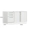SST006 Futuro Office Steel Under Table Storage Side Cabinet