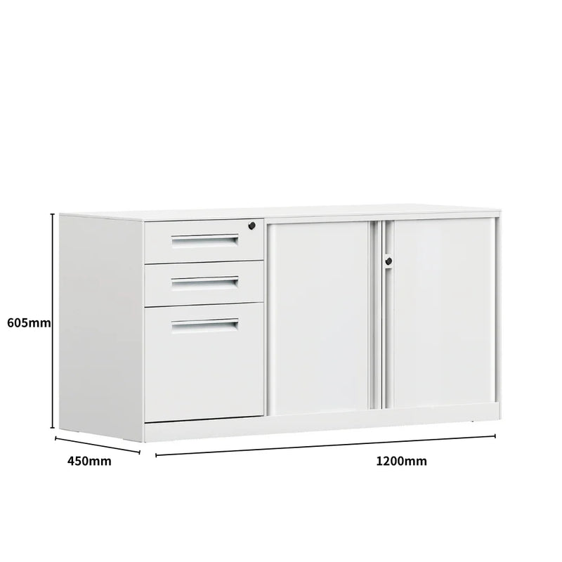 SST006 Futuro Office Steel Under Table Storage Side Cabinet