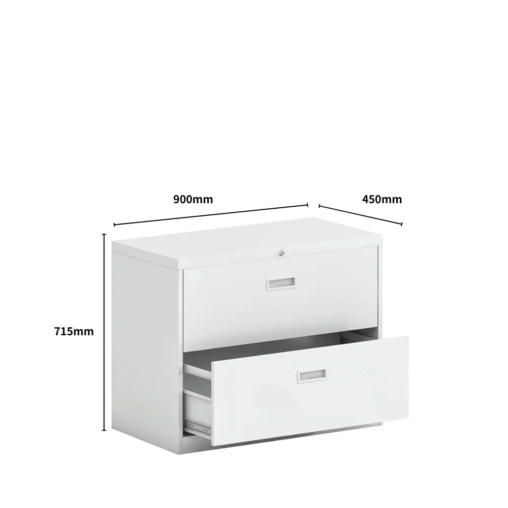 SST002 Cromo Office Steel Straight Drawer File Cabinet