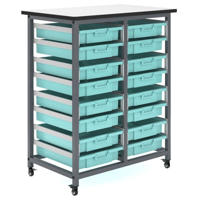 TY001 Carre 雙層移動式教材櫃｜Teaching Supply Trolley