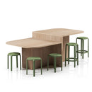 KS065 Island Curve Double-layer Height Interactive Learning Table｜Island Curve Table