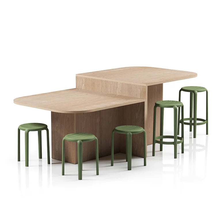 KS065 Island Curve Double-layer Height Interactive Learning Table｜Island Curve Table