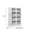 SST009 Line Office Metal Steel Double Glass Sliding Door File Cabinet