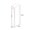 SST007 Tecno office thin edge stainless steel metal handle storage cabinet wardrobe