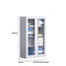 SST010 Netto Office Metal Steel Double Glass Door Covering File Cabinet