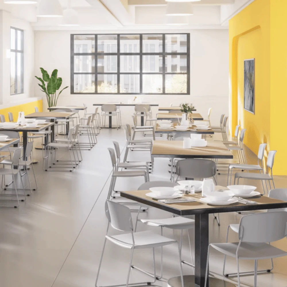 K501 Alba Stackable Plastic Training Chair | Conference Chair Connection System